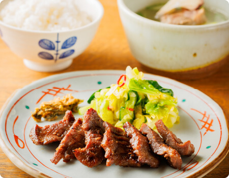 牛たんみそ定食